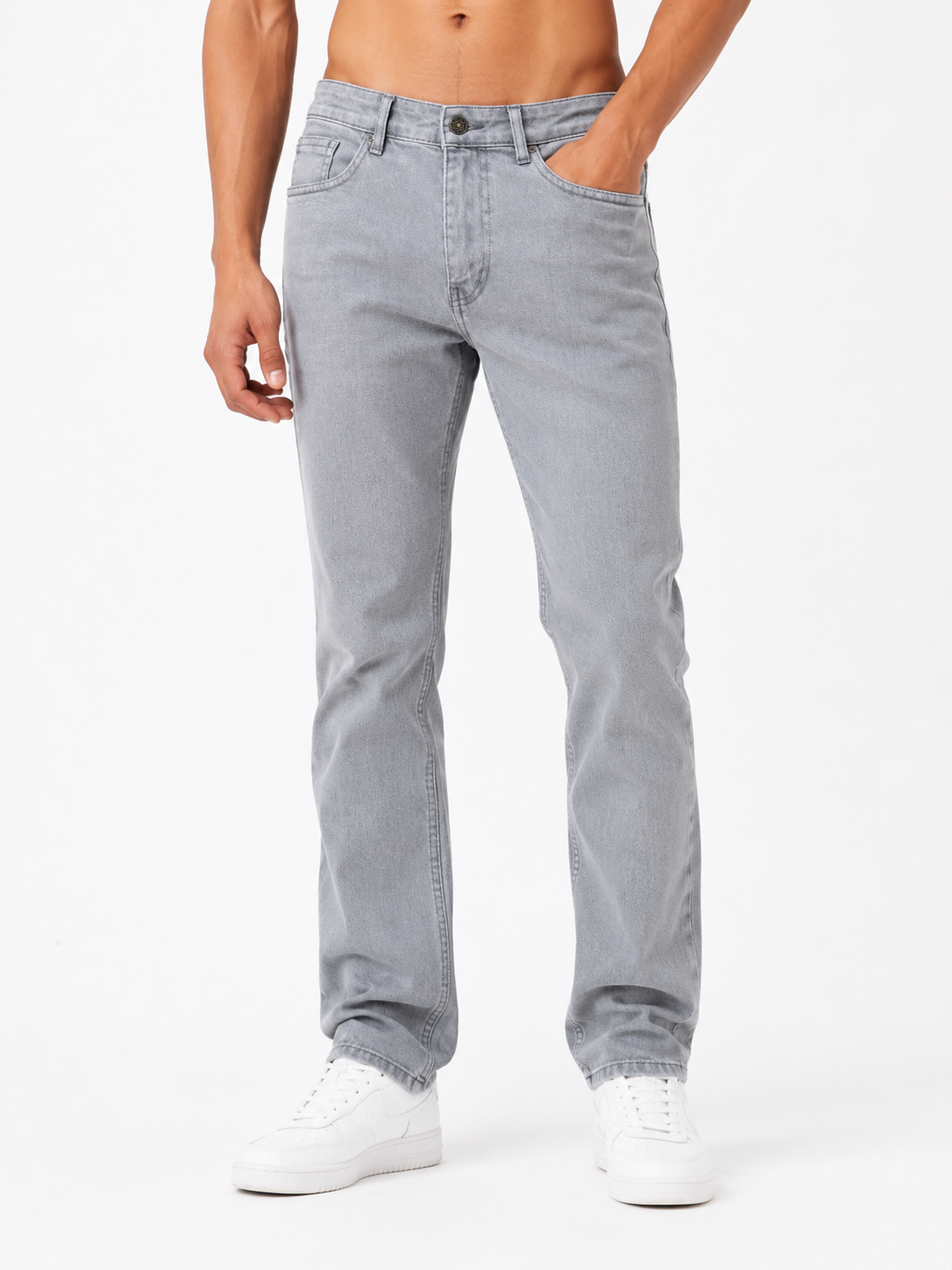Straight Fit Denim Jeans
